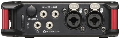 Tascam 4-kanals audio recorder HDMI timecode