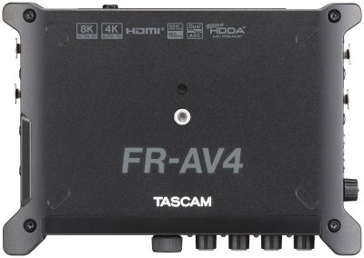 Tascam 4-kanals audio recorder HDMI timecode