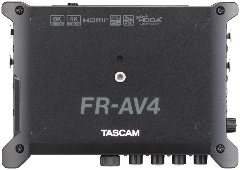 Tascam 4-kanals audio recorder HDMI timecode