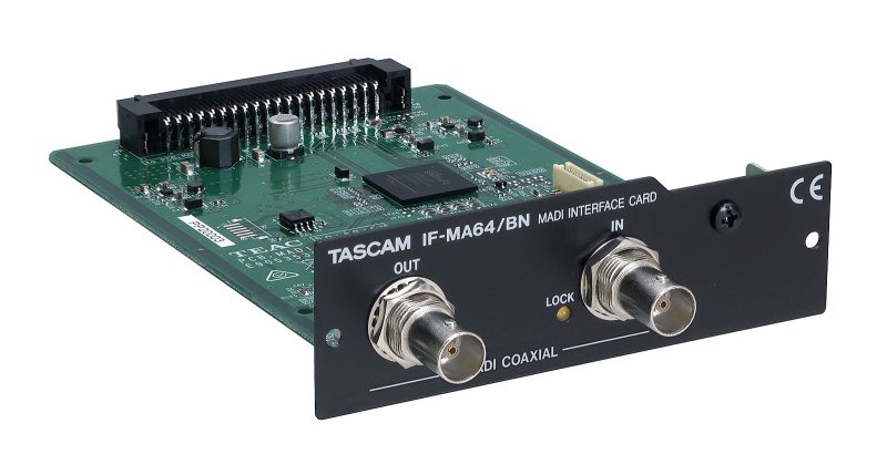 Tascam IF-MA64BN Madi interface kort BNC coax til DA-6400