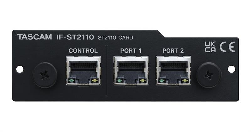 Tascam Expansion card Audio transmission Via SMPTE 64 in / 64 out