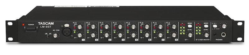 Tascam LM-8ST Line mixer 8 stereo kanaler