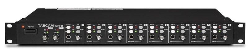 Tascam MH-8 Hovedtelefon forstrker 8 kanaler