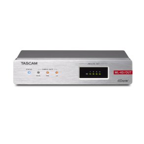 Tascam ML-4D OUT Analog Dante converter 4 kanaler, Euroblock