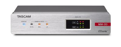 Tascam MM-2D Analog Dante converter 2in / 2 out, XLR