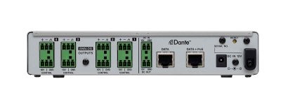 Tascam MM-4D IN Analog Dante converter 4 kanaler, Euroblock