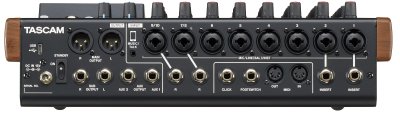 Tascam Model 12 analog mixer og 12 track digital recorder