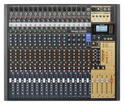 Tascam Model 2400 digital mixer og 24 track digital recorder