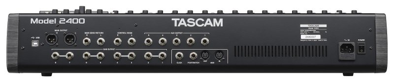 Tascam Model 2400 digital mixer og 24 track digital recorder