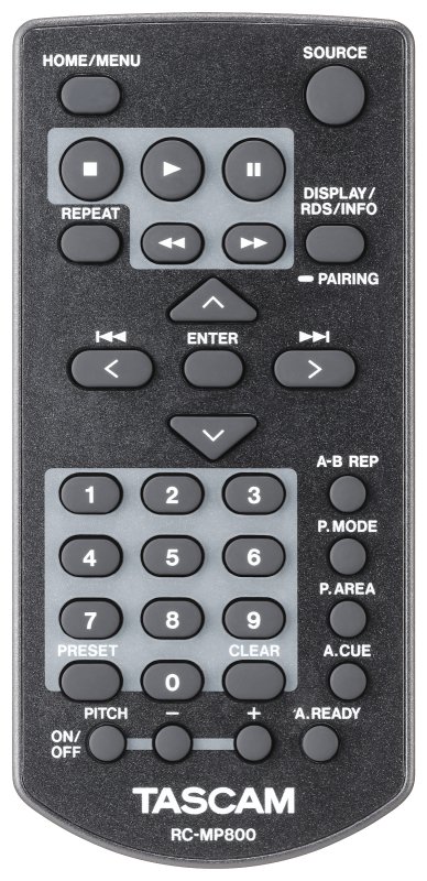 Tascam media player med SD/USB og DAB/FM tuner