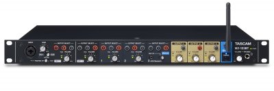 Tascam MZ-123BT installationsmixer 3 zoner 2 mic/2 line in