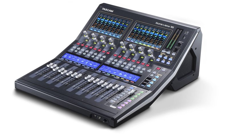 Tascam digital mixer 16 mic - 44 in / 24 out