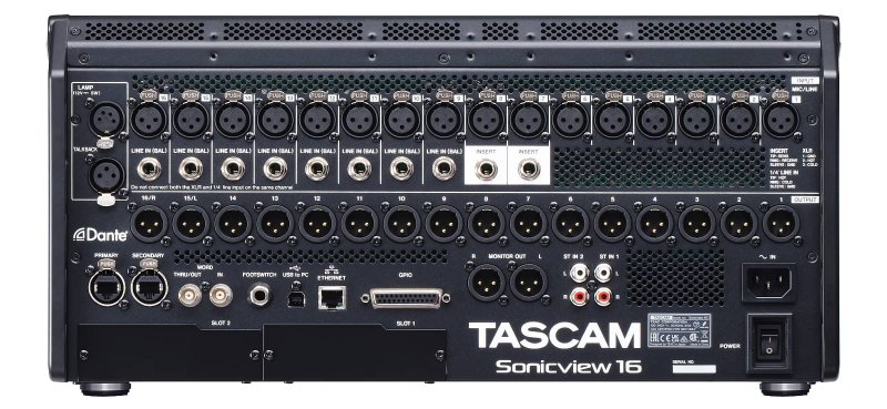 Tascam digital mixer 16 mic - 44 in / 24 out