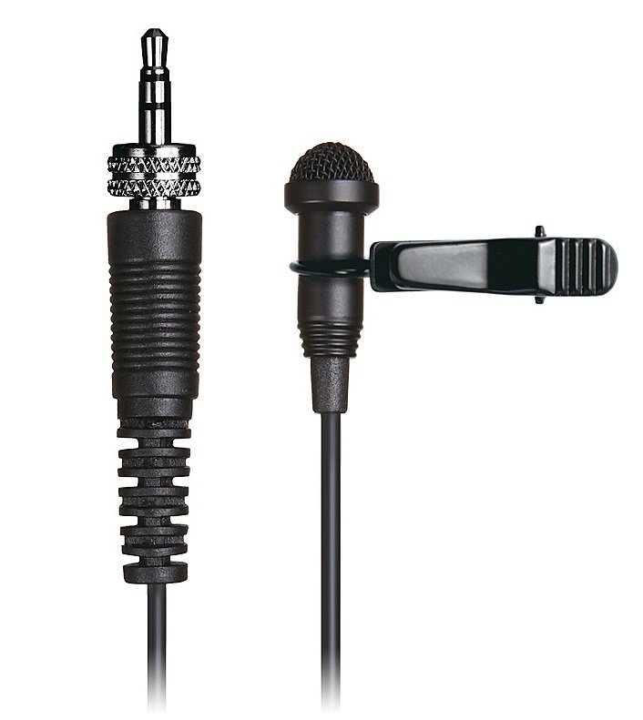 Tascam TM-10L knaphulsmikrofon minijack med omlber, Sort