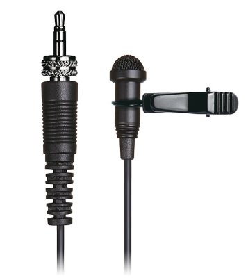 Tascam TM-10L knaphulsmikrofon minijack med oml�ber, Sort