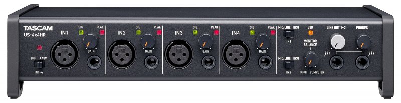 Tascam Audio interface US-4x4HR USB 2.0 24bit / 192kHz
