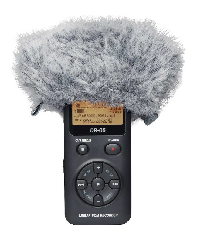 Tascam WS-11 vindpels til Tascam recorder DR serien