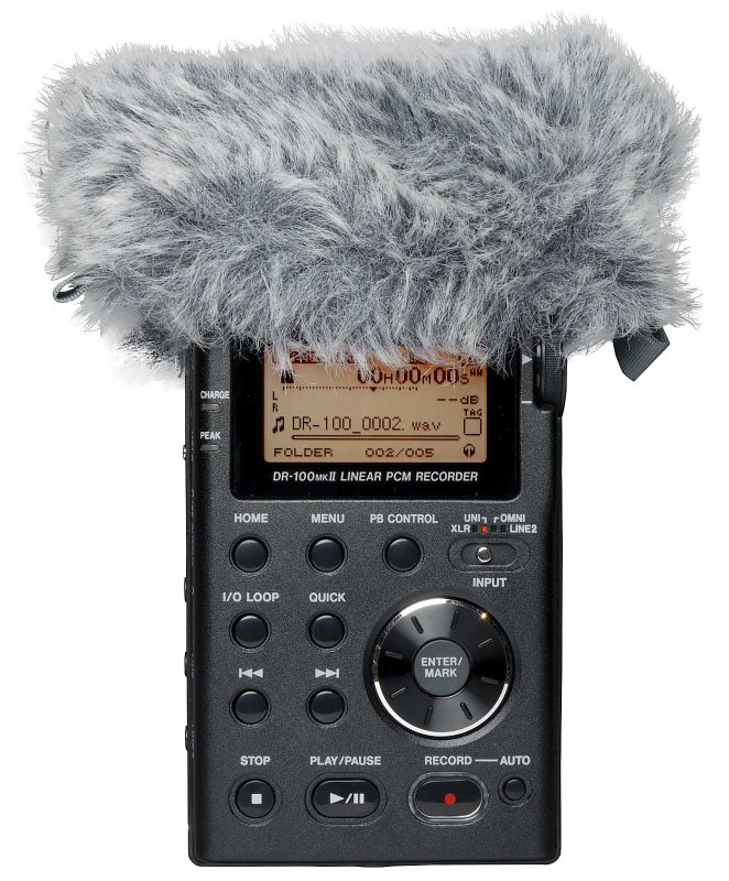 Tascam WS-11 vindpels til Tascam recorder DR serien