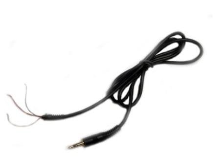 Ultrasone kabel med minijack stik, 1 m