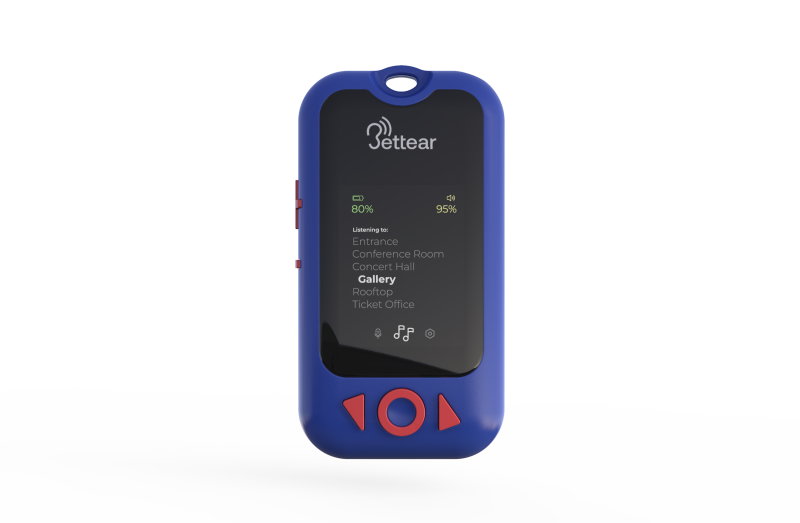 Univox Auracast RTX Experience+ modtager m/ NFC, Bl