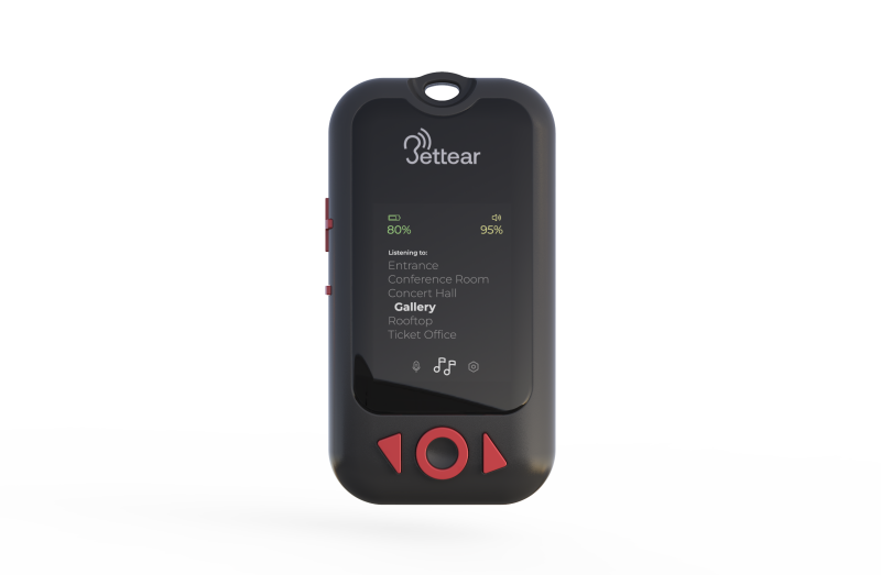 Univox Auracast RTX Experience modtager, Sort