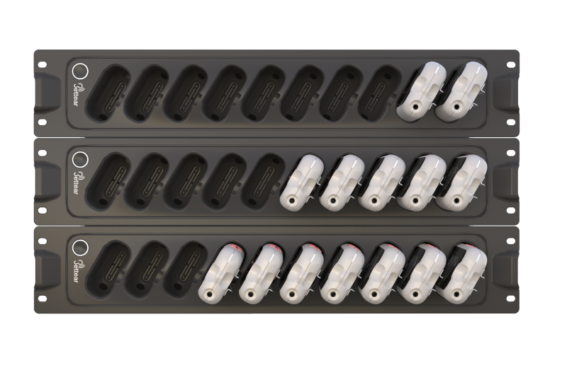 Univox Auracast ladedok til 10 styk B-RTX, Hvid