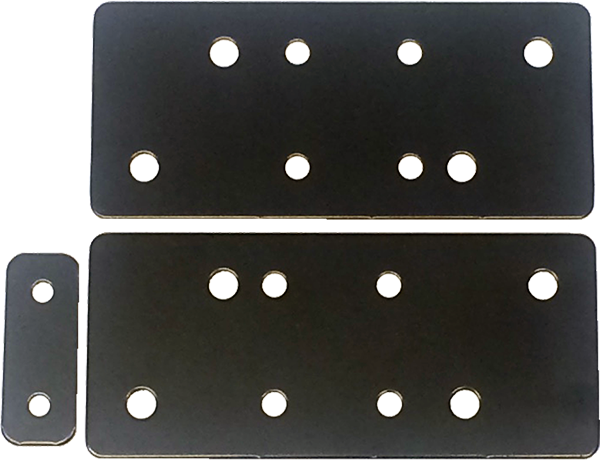 Univox rackbeslag til montering 2 enheder i 19