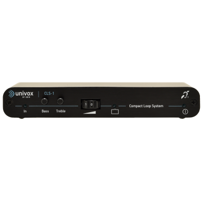 Univox teleslynge forst�rker til sm� rum, med PSU 2,3 Amp