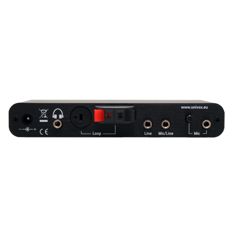 Univox teleslynge forstrker til sm rum, med PSU 2,3 Amp