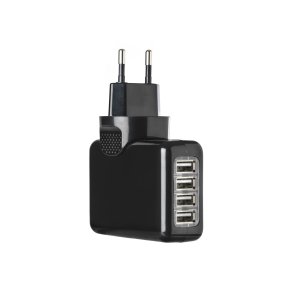Univox USB lader med 4 USB-c porte med kabler