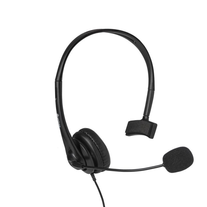 Univox headset mono med mikrofon