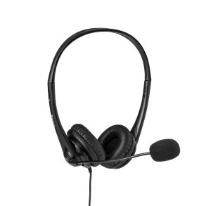 Univox headset stereo med noise canceling og mikrofon