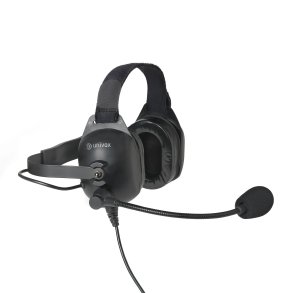 Univox headset stereo med noise canceling og mikrofon