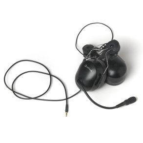 Univox headset stereo med noise canceling og mikrofon til montering p� hjelm