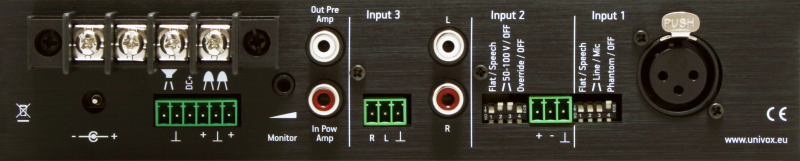 Univox teleslynge forstrker 1 kanal 9,5 Amp