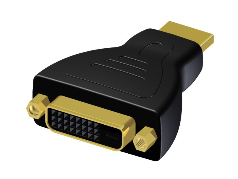 HDMI han> DVI hun adapter single link