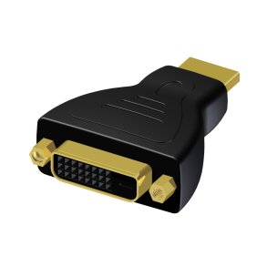 HDMI han> DVI hun adapter enkelt link