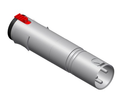 Adapter XLR han > Jack stereo hun