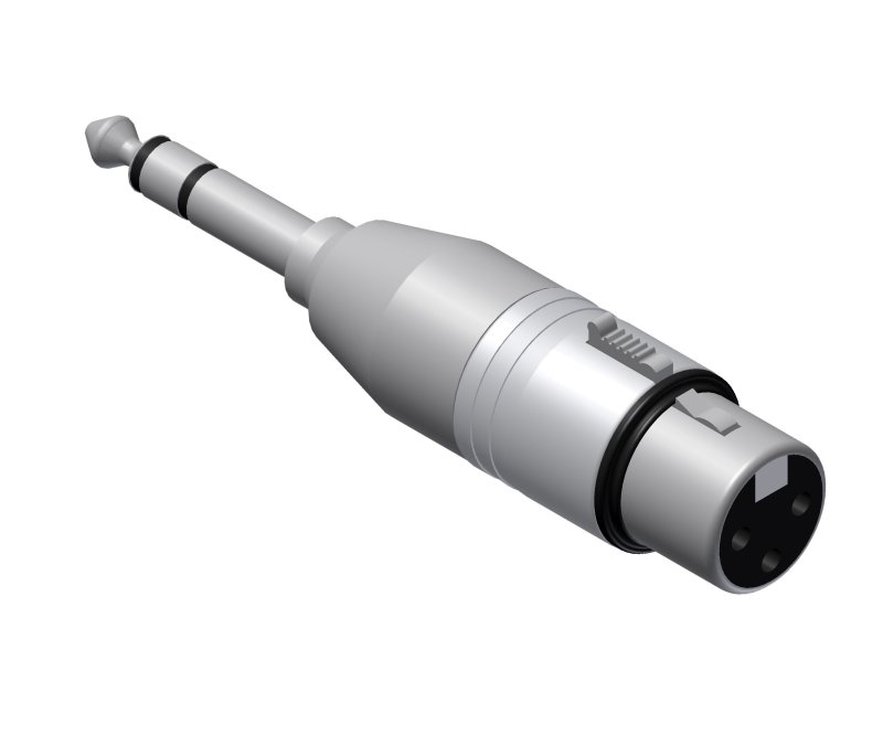 Adapter XLR hun > Jack stereo han