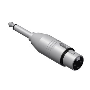 Adapter XLR hun > Jack mono han