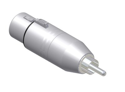 Adapter XLR hun > RCA han