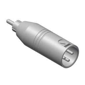 Adapter XLR han > RCA han