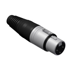 XLR kontakt 3-pols hun kabel