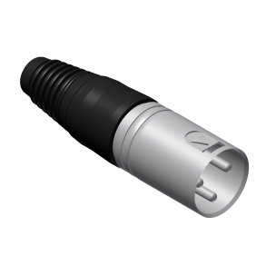 XLR stik 3-pole han kabel