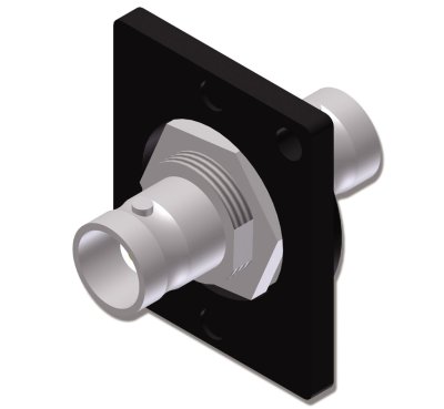 BNC chassis 2 x hun, 75 Ohm