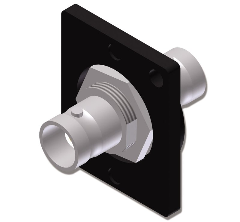 BNC chassi 2 x hun, 75 Ohm