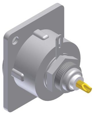 BNC hona chassi D-storlek 75 Ohm