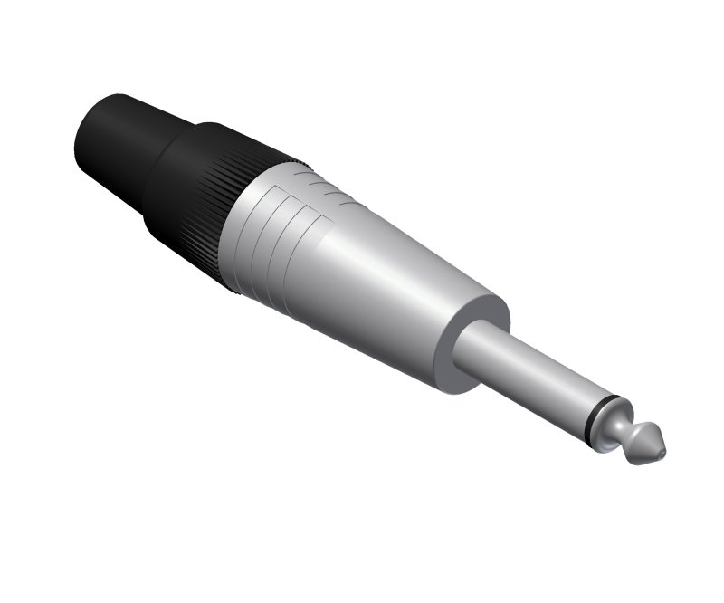 Jack mono han kabelstik