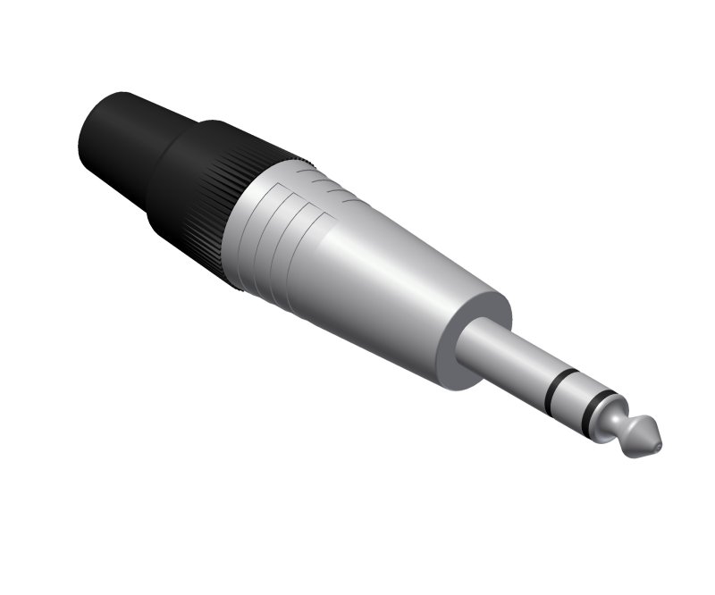 Jack stereo male kabelstik