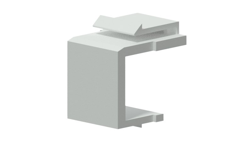 Keystone blind plade, Hvid